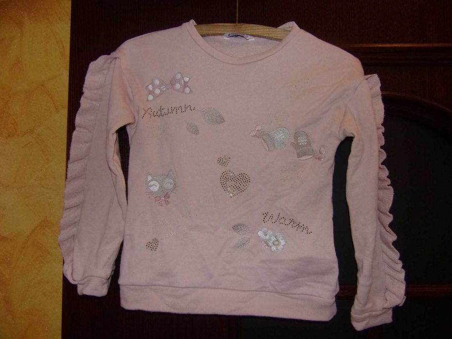 Sweter Mayoral różowy zdobiony rozm. 128