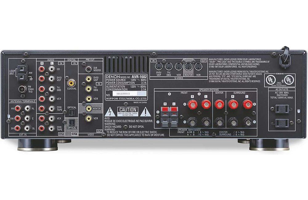 Amplificador / Receiver Denon AVR 1602