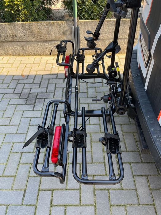 Bagaznik rowerowy na hak na 3 rowery MFT udzwig 80kg uchylny Thule