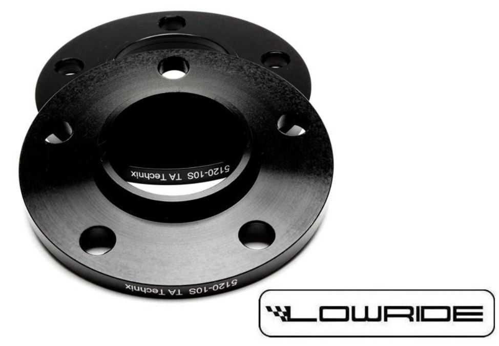 Dystanse BMW 5×120 72,6 10mm aluminiowe z kołnierzem prowadzącym