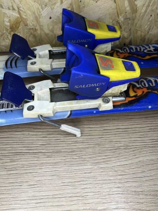 Narty dziecięce 90 cm z wiązaniami