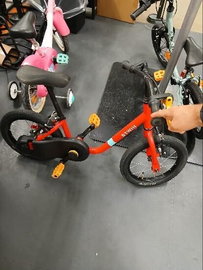 BICICLETA DE APRENDIZAGEM 2 EM 1 CRIANÇA 3-5 ANOS 14" DISCOVER 500