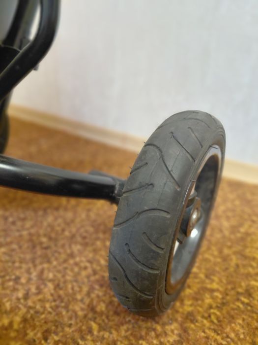Дитячий триколісний велосипед Turbo Trike MT 1007 гумові колеса