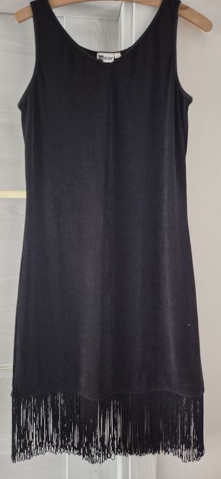 Mała czarna vintage sukienka M