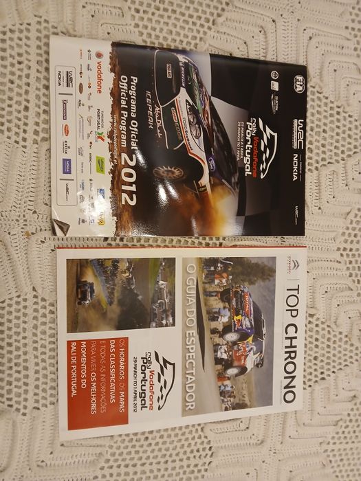 Programa oficial  do Rally de Portugal 2012