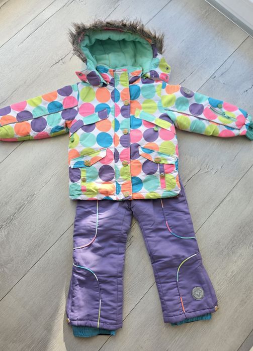 Smyk kombinezon zimowy, kombinezon narciarski dla dziewczynki