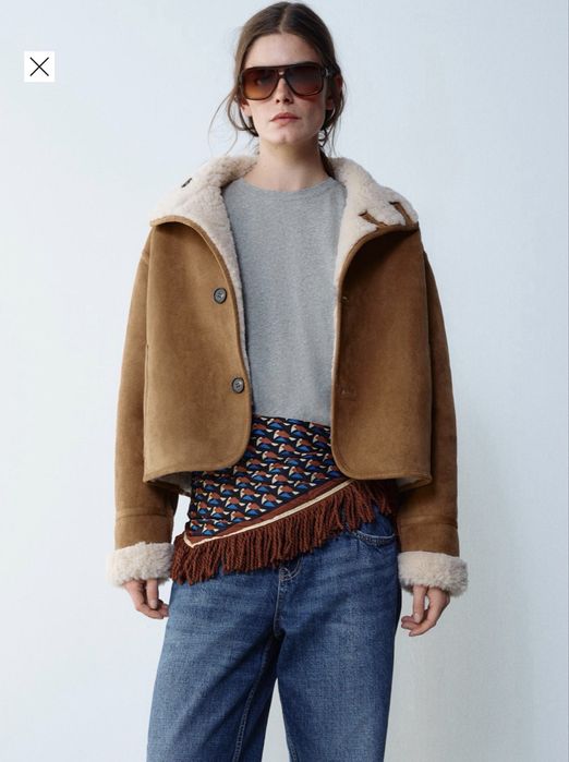 продам дублянку zara двостороння нова
