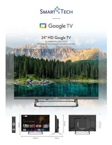 Smart TV 24 Polegadas Google 12V Autocaravana