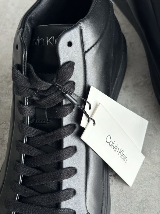 Чоловічі шкіряні черевики  Calvin Klein, розм 45 нові Мужские кожаные ботинки