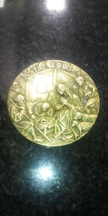 Medalha de natal 1995 linda
