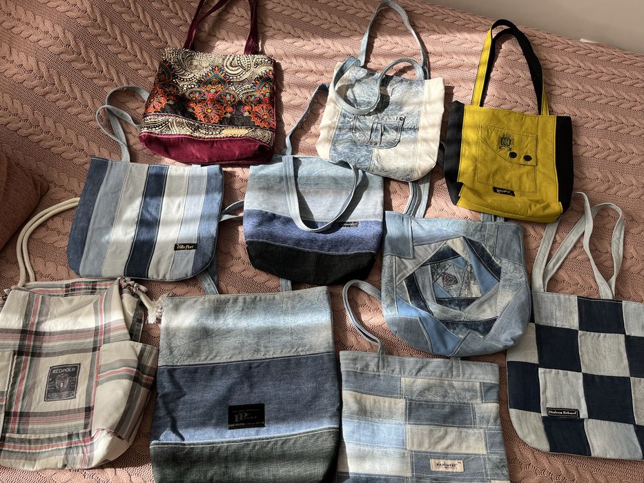 Сумка шопер джинсова