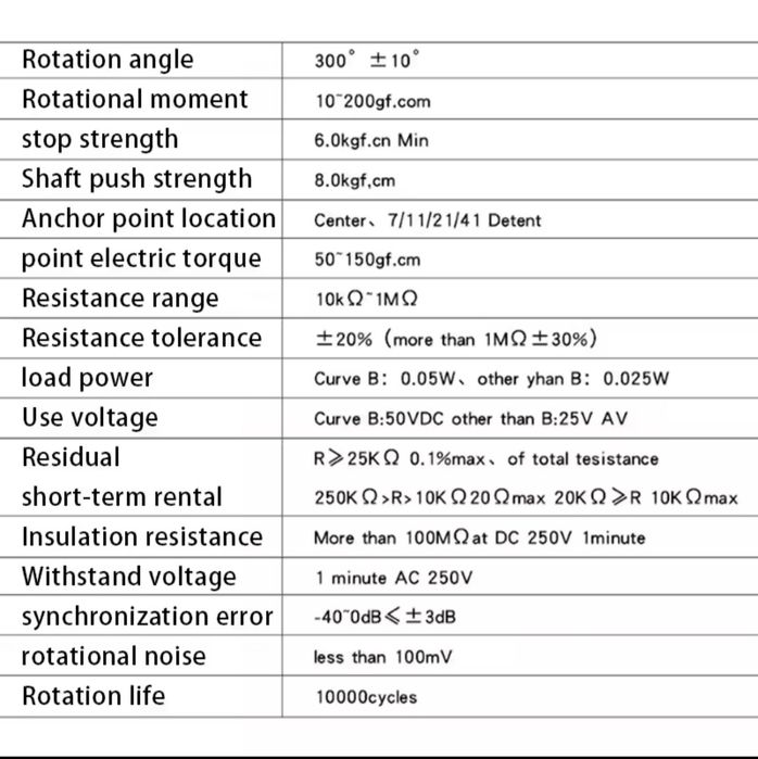 WH148 6PIN, B50K 15mm  Подвійний потенціометр