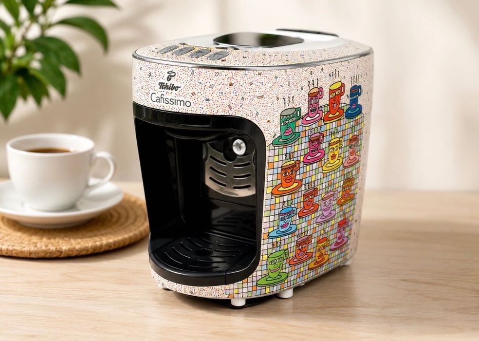 Ekspres do kawy Tchibo Cafissimo – oryginalny design James Rizzi