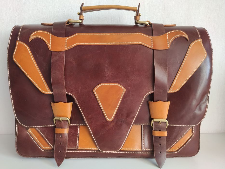 Шкіряний портфель преміум класу. Кожаный портфель