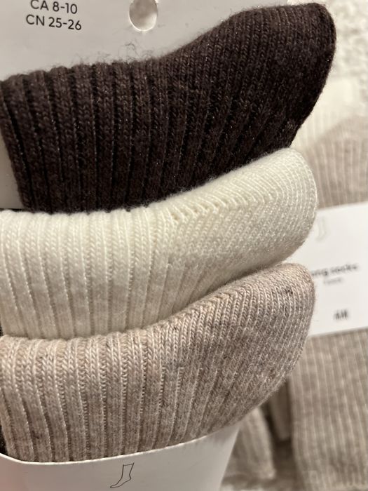 Набір довгих шкарпеток h&m з м’якої теплої суміші вовни