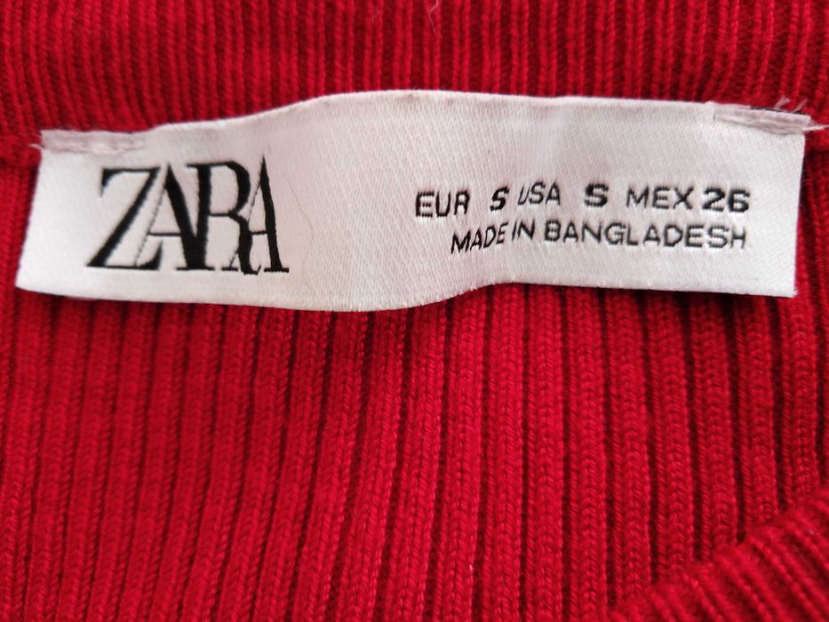 Top Vermelho Zara S