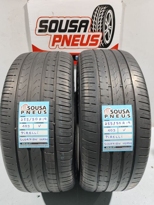 2 pneus semi novos 255-50R19 Pirelli - Oferta dos Portes