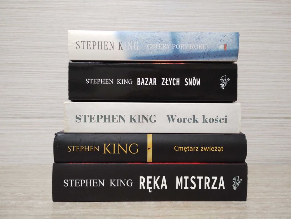 King – Ręka, Cmętarz/Smętarz, Bazar złych, Cztery pory, Worek kości