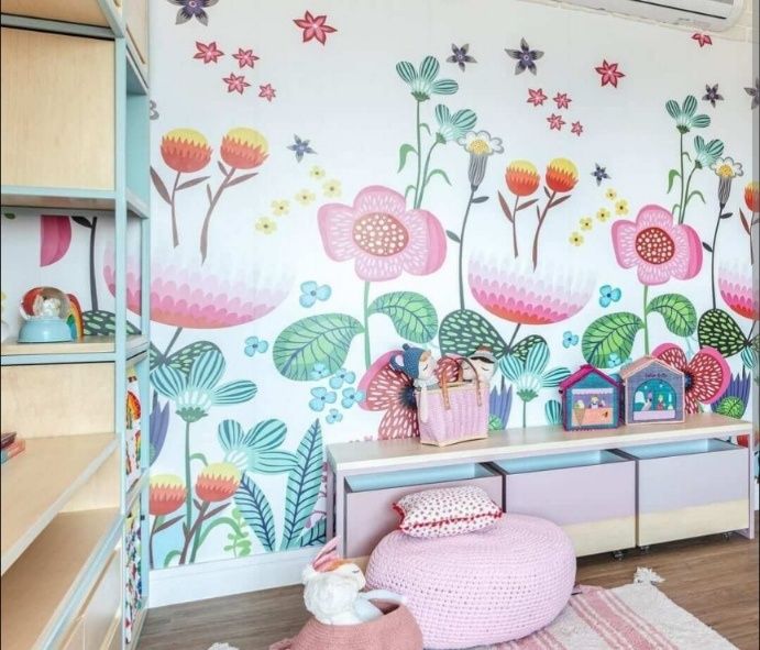 Aplicação profissional de papel de parede