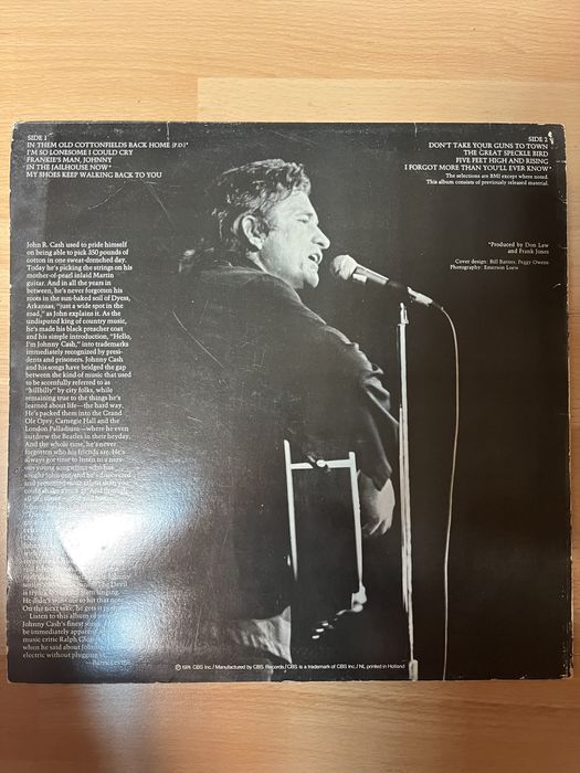 Płyta winylowa winyl Johnny Cash five feet vinyl cd Elvis granofon bdb