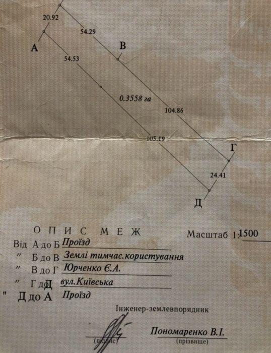 Продам ділянку 35соток під будівництво Київська обл