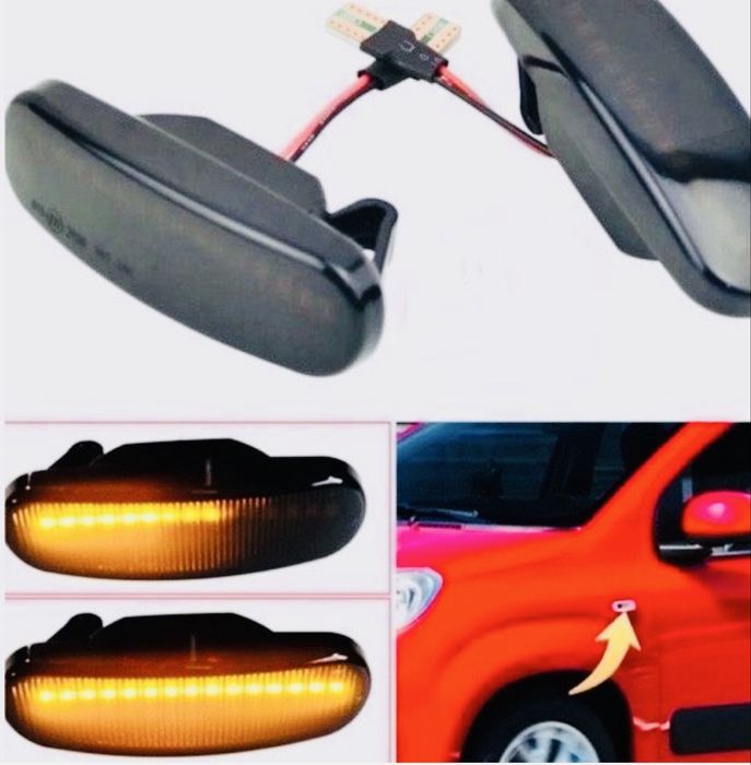 Led поворотники Fiat Punto Fiorino Multipla Nemo Bipper вантажівок