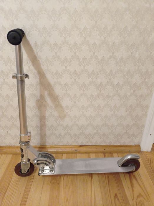 Самокат детский двухколёсный металлический, б/у