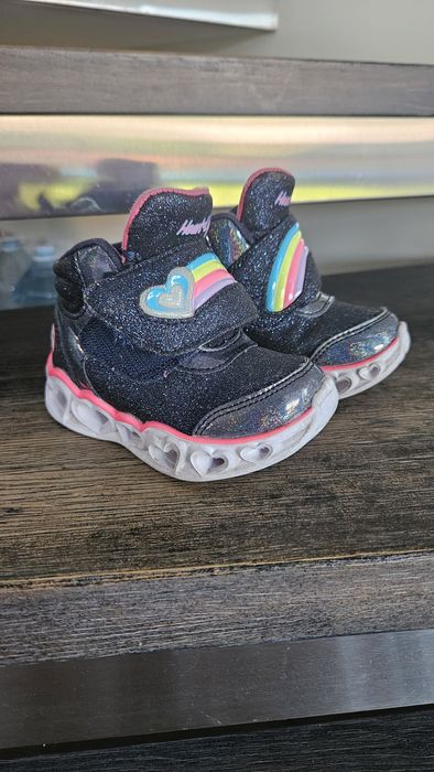 Осінні черевички Sketchers 22 розмір з підсвіткою