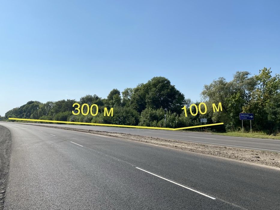 Земельна ділянка фасадна 3.0 га комерція 300*100м