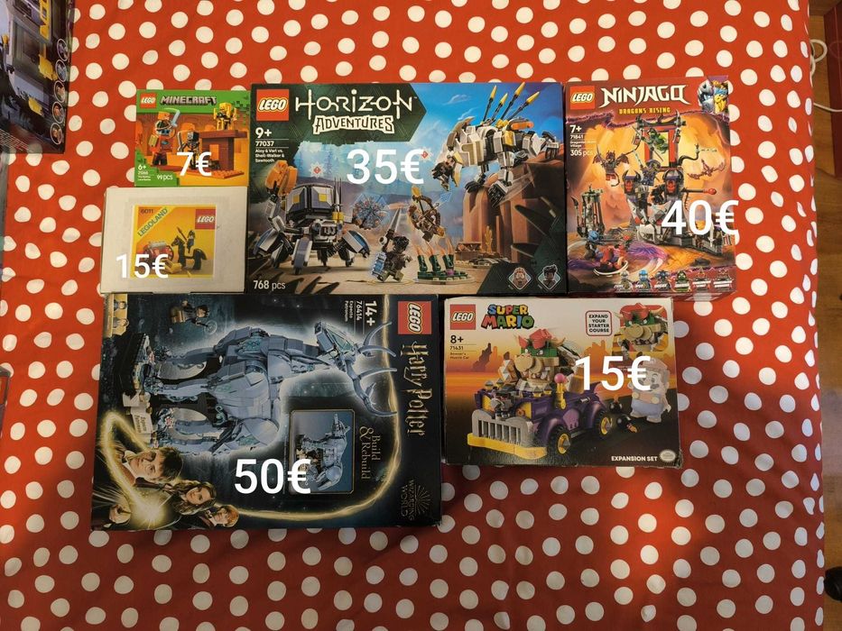 (até -50% PVPR)Lego figuras e conjuntos novos Star Wars etc(10% off)