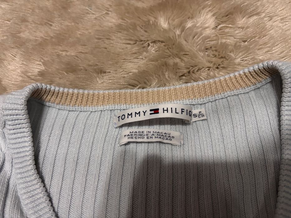Niebieski sweter Damski Tommy Hilfiger