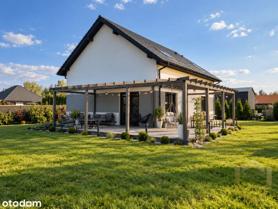 Nowoczesny Dom Z Antresolą , 140 M² , Działka 1002 M² , Kamień