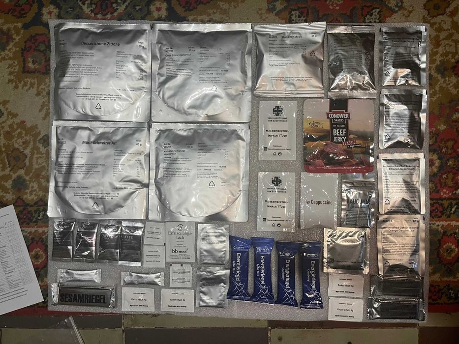 Немецкий суточный ИРП/MRE Германии/МРЕ/German/сухпай/пайок/сухой паек