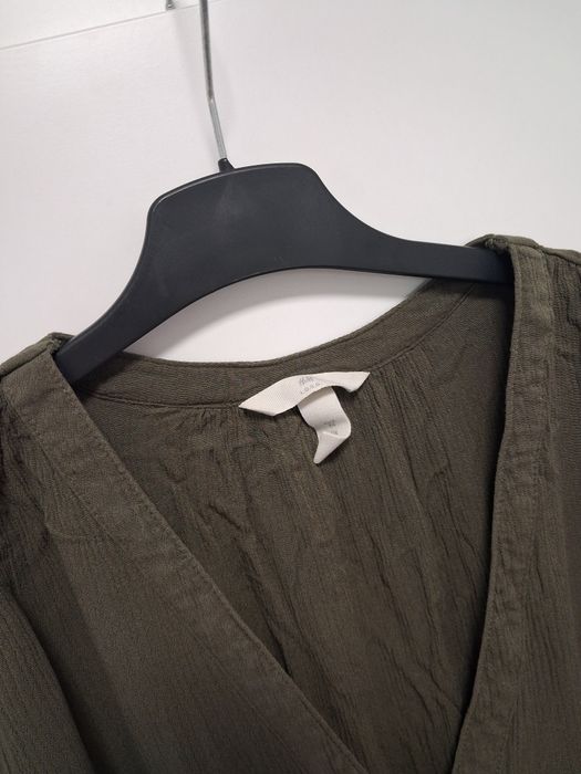 H&M sukienka khaki damska S