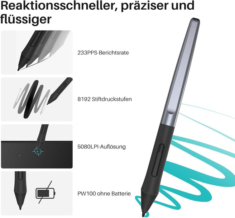 Tablet Desenho Huion Inspiroy H640P