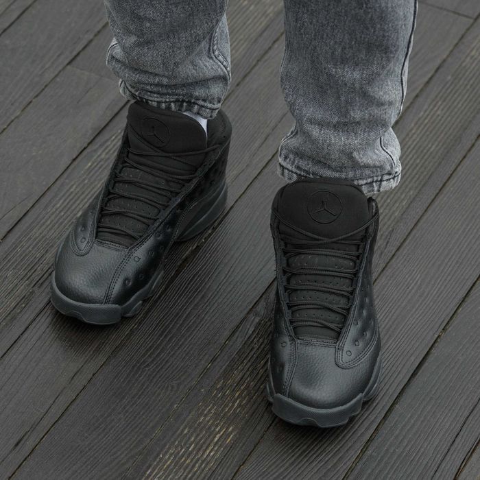 Кросівки Nike Air Jordan 13 Black Cat premium