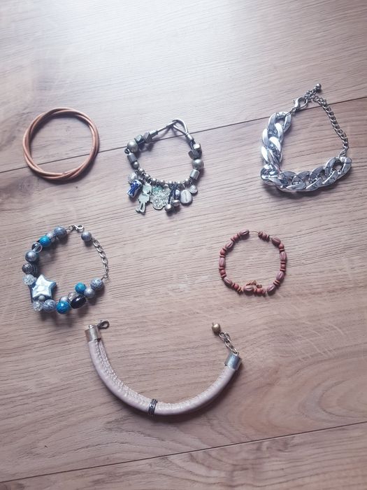 Zestaw bransoletek damskich 6 sztuk Top Vintage