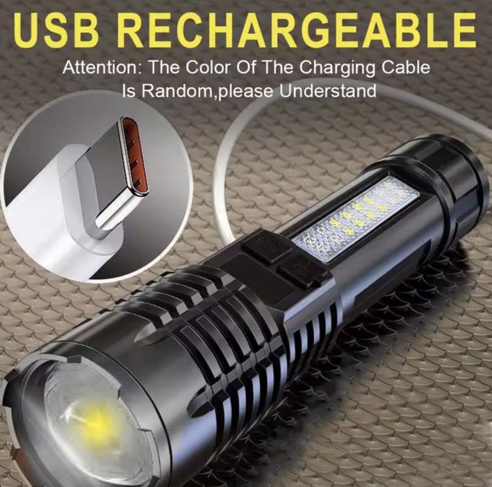 Lanterna LED com 5 modos