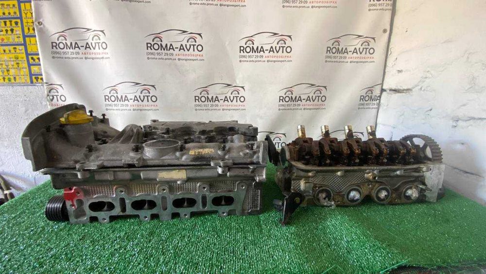 ГБЦ Головка блоку циліндра Renault 1.2b D4F 8200042722 1.6b K4M 8200766796 1.2b D7F 0850827