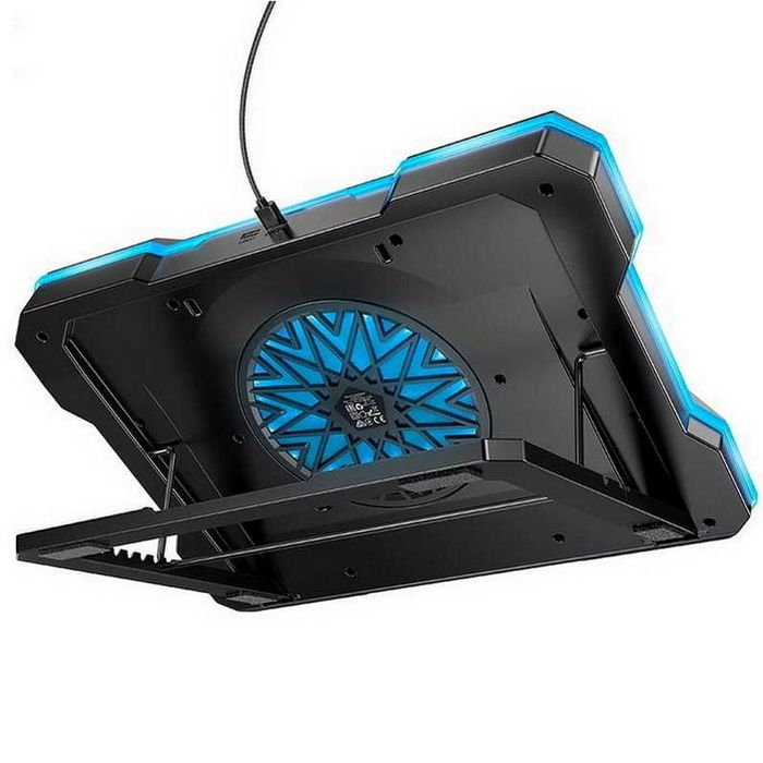 Охлаждающая подставка для ноутбука до 19" с подсветкой кулер HOCO DH20