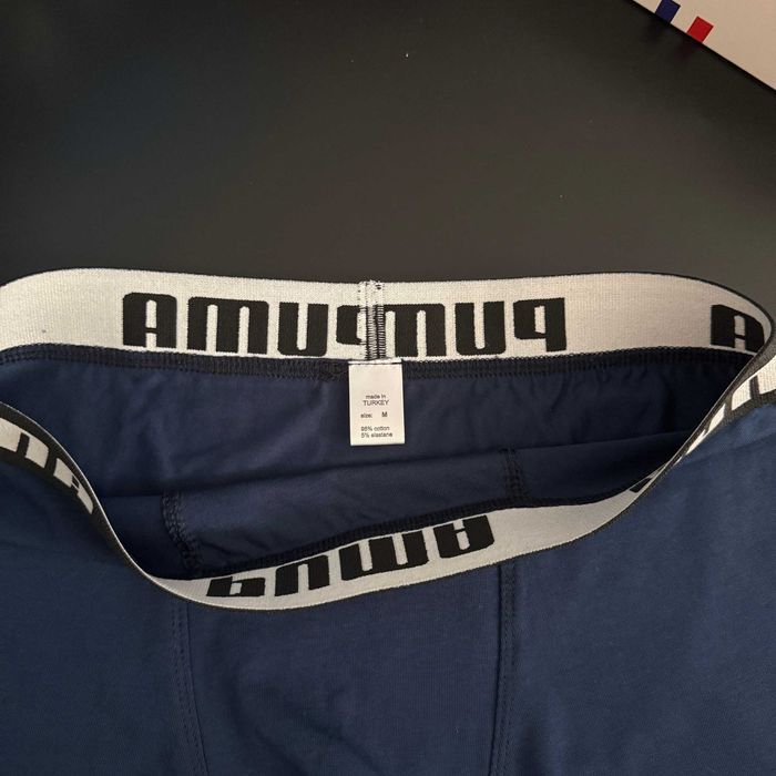 Чоловічі чорні/кольорові труси Пума. Мужские турецкие боксеры