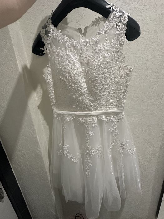 Платье свадебное,на роспись