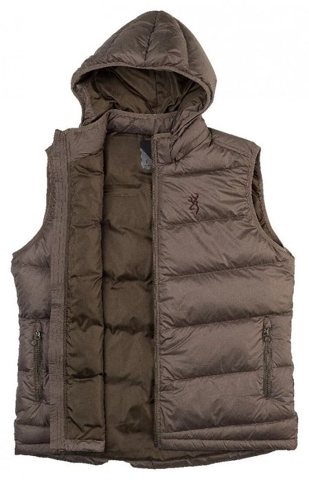 Пуховий жилет Browning Arctic Down Vest Chocolate Безрукавка