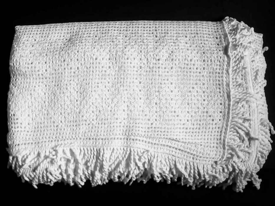 Manta crochê casal