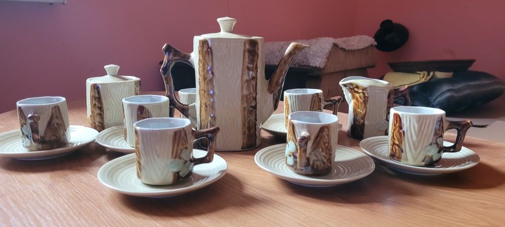 Zestaw  Porcelana serwis  kawowy D.P.R.K