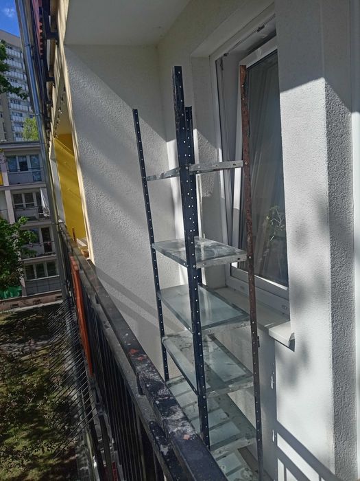 Regał metalowy wysoki 71x30x200cm 6 polek