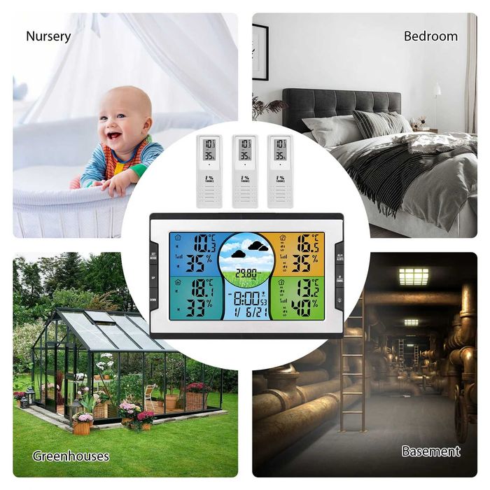 Цифровий термогігрометр (метеостанція)