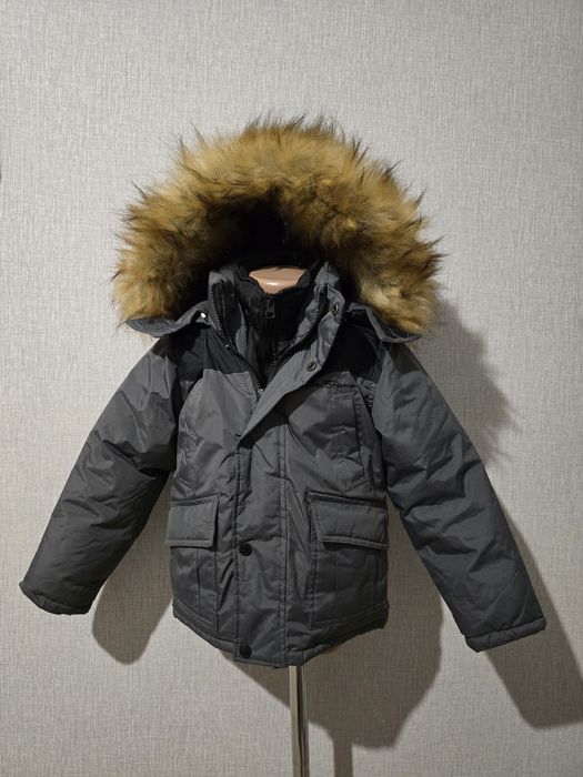 Зимняя куртка парка на мальчика Ben Sherman. Размер 110, на 5 лет.