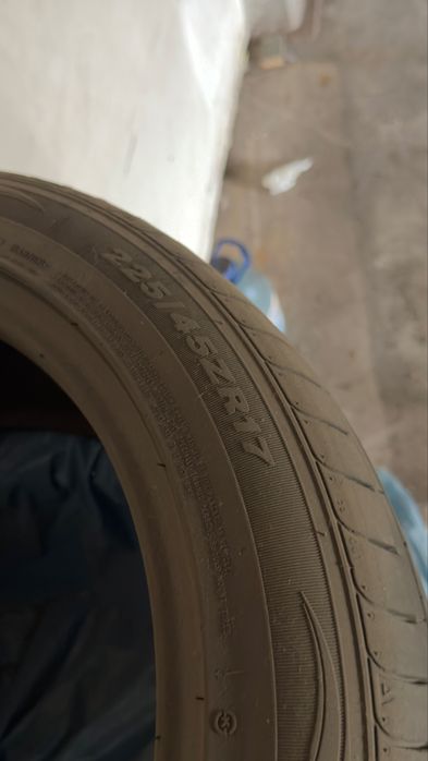 Літні шини Dunlop 225/45 R17 91W – комплект 5 шт.