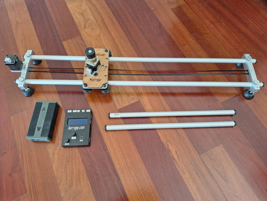 Slider Fotografia, Vídeo, Timelapse. Inclui bateria 8Ah.